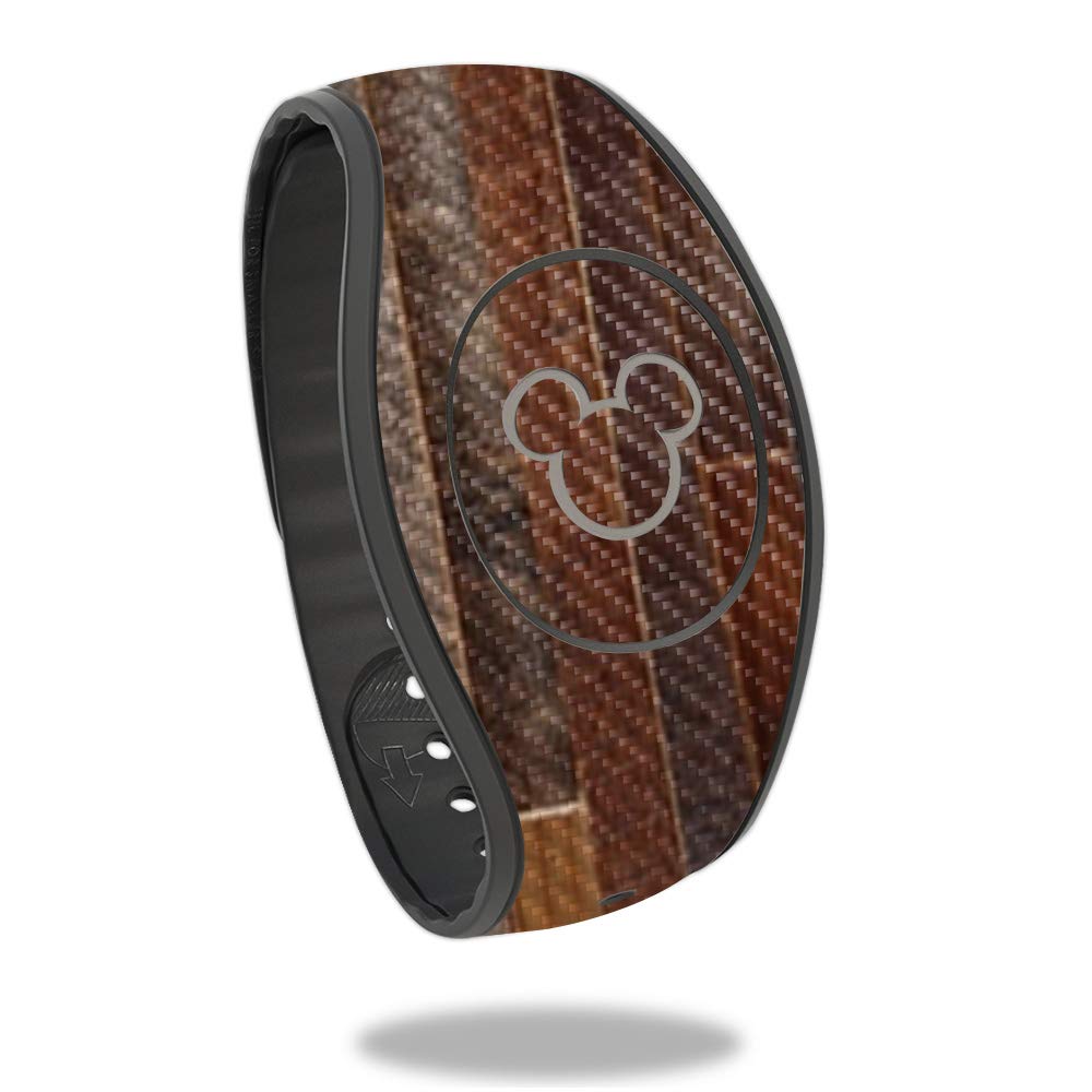Premium Carbon Fiber Skin for Disney MagicBand 2 - Woody Design | Protective & Durable Textured Cover | Easy to Apply & Remove | USA Made | Perfect for Theme Park Visits & Disney Collectors