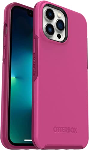 OtterBox Symmetry Series Case for iPhone 13 Pro Max & iPhone 12 Pro Max - Slim Protective Phone Cover with Drop Protection (Renaissance Pink) | Perfect for Everyday Use, Travel & Outdoor Activities