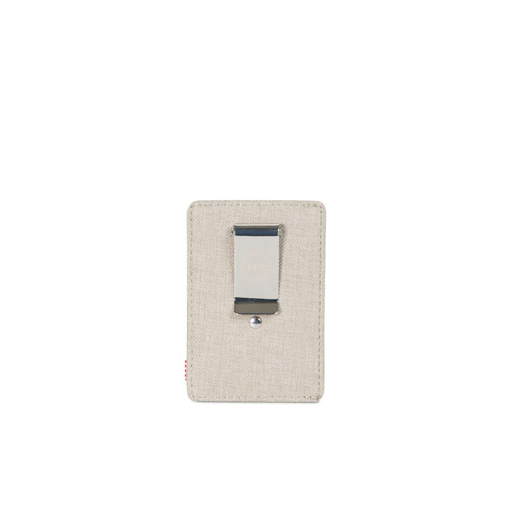 Herschel Raven Wallet - Light Khaki Crosshatch Slim RFID Blocking Bifold Wallet for Men | Perfect for Everyday Carry, Travel & Minimalist Lifestyle