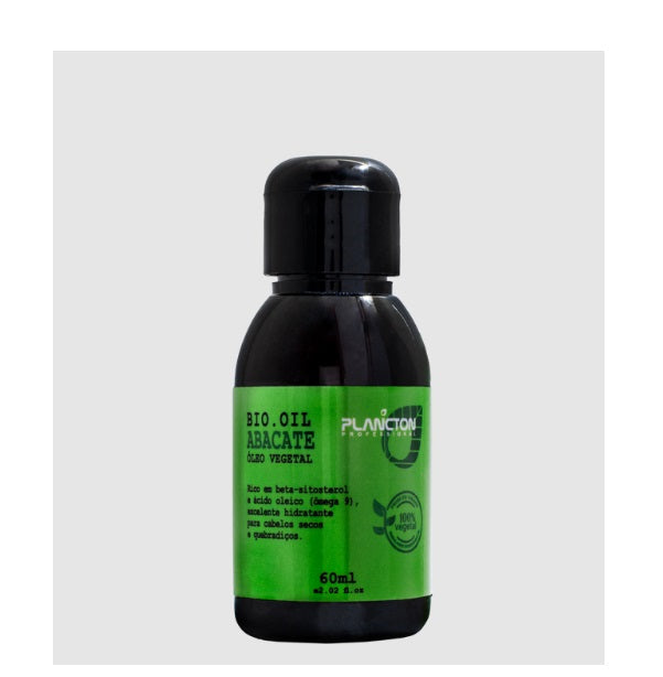 Organic Avocado Oil for Hair - 60ml Deep Moisturizing Treatment with Plankton Extract | Professional Hair Care for Dry, Damaged & Frizzy Hair - Perfect for Daily Hydration & Salon-Quality Results