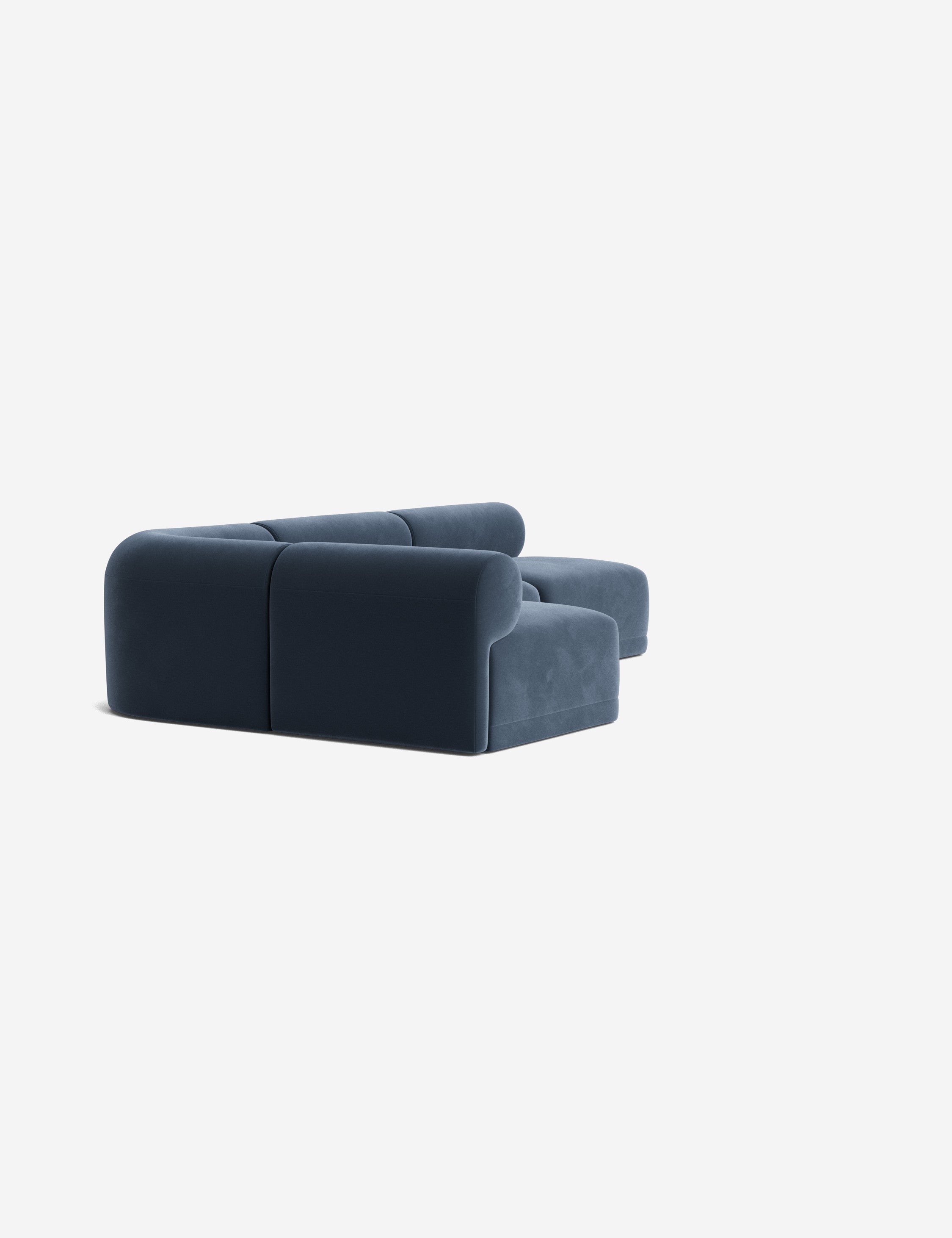 Modern Carson Sectional Sofa - Comfortable L-Shaped Couch for Living Room, Family Room & Home Theater - Soft Fabric Upholstery with Reversible Chaise