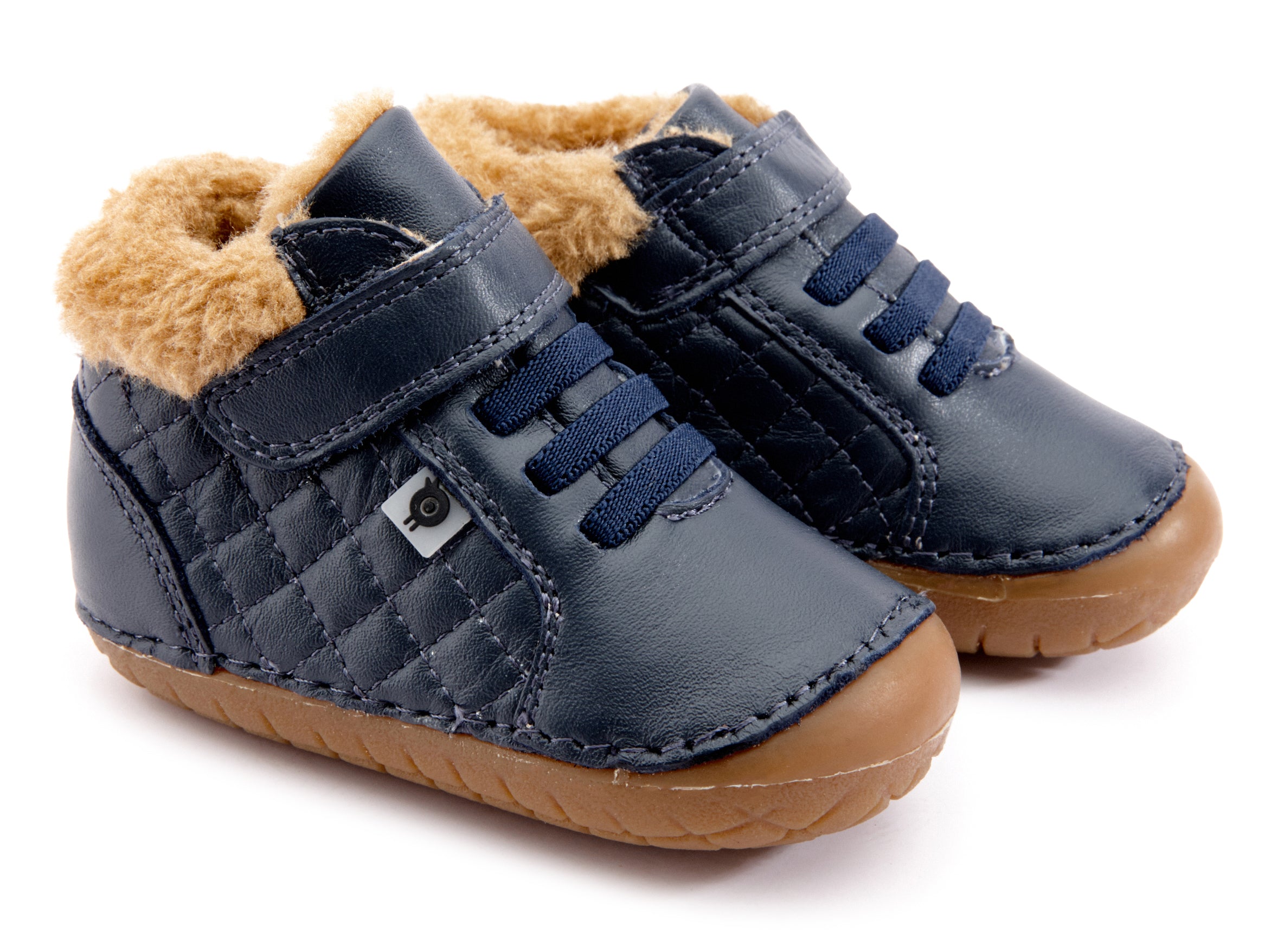 Old Soles 4070 Flake Pave Sneaker Booties for Boys & Girls - Comfortable Navy Kids' Shoes for School, Play & Everyday Wear