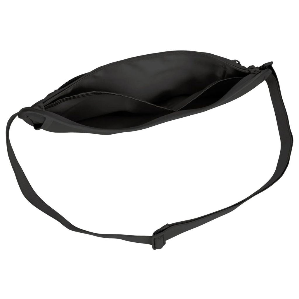 Eagle Creek Silk Undercover Money Belt - Secure Travel Wallet for Men & Women - RFID Blocking Hidden Waist Pouch - Perfect for International Travel, Hiking, and Daily Commute (Black)