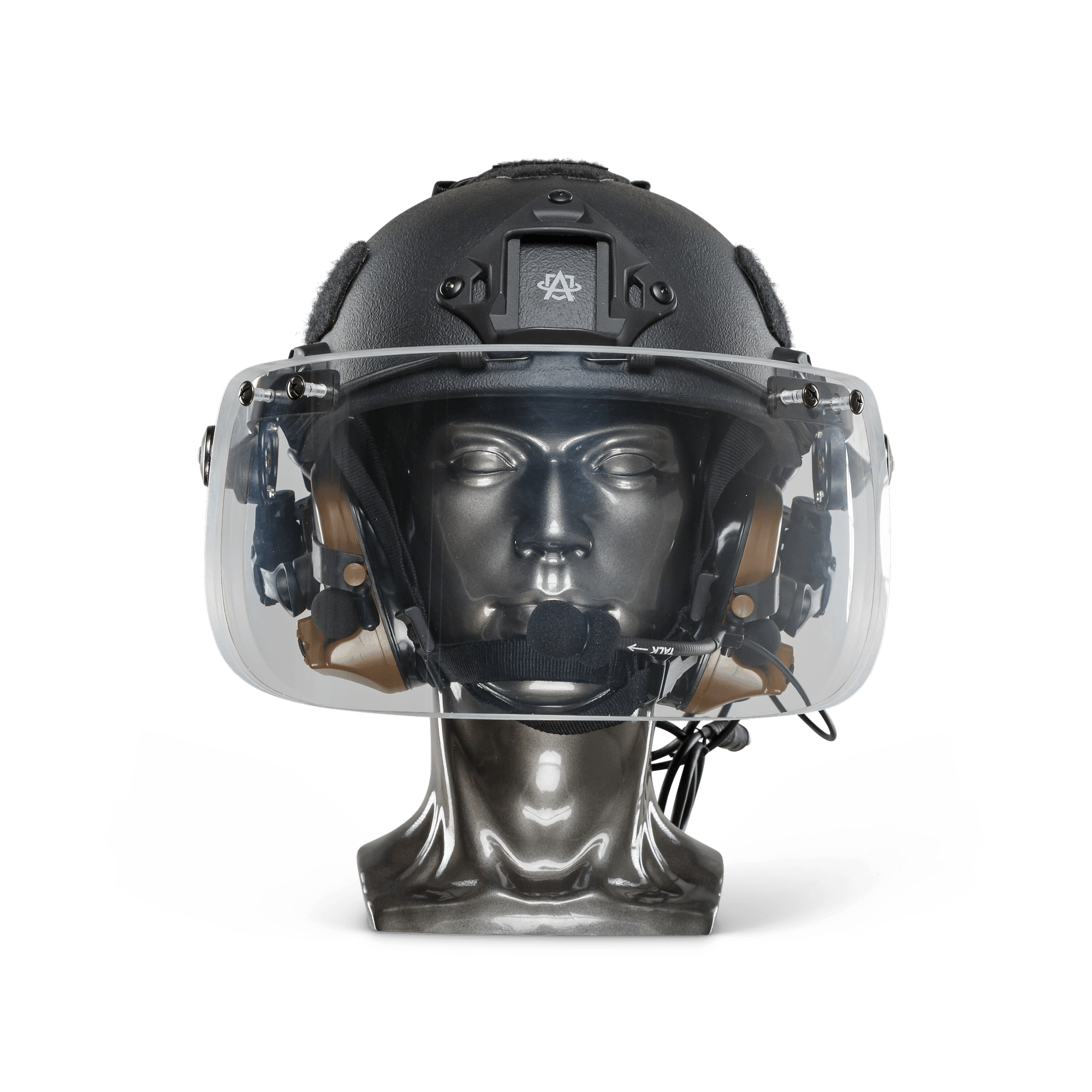 Ballistic Helmet with Face Shield - NIJ Level IIIA+ Certified Military & Tactical Head Protection for Combat, Shooting & Security Operations