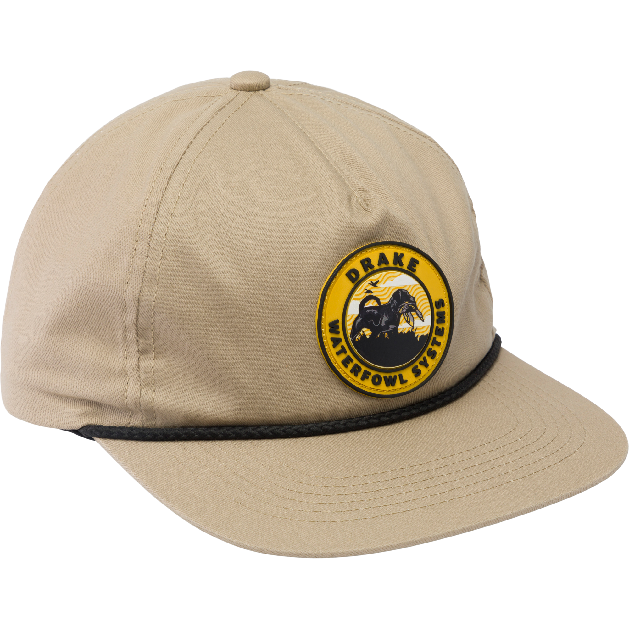 Drake Lab Patch Rope Cap - Adjustable Outdoor Hat for Hiking, Camping & Fishing - UV Protection Sun Hat for Men & Women