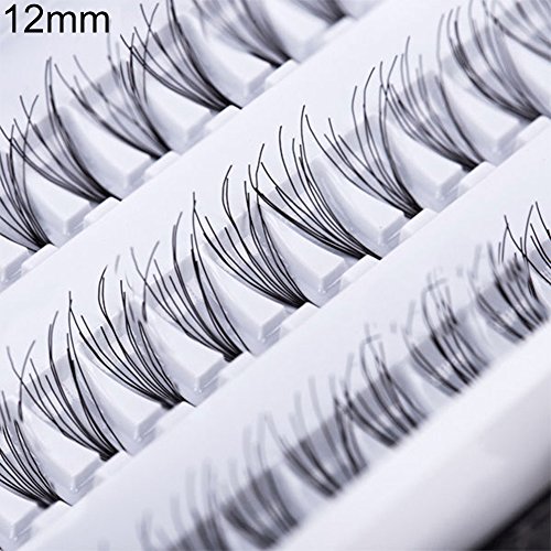 Premium 60 Clusters NarutoSak False Eyelashes - 8mm, 10mm, 12mm, 14mm Individual Lashes for Natural Volume & Length | Perfect for Cosplay, Weddings & Night Out Makeup