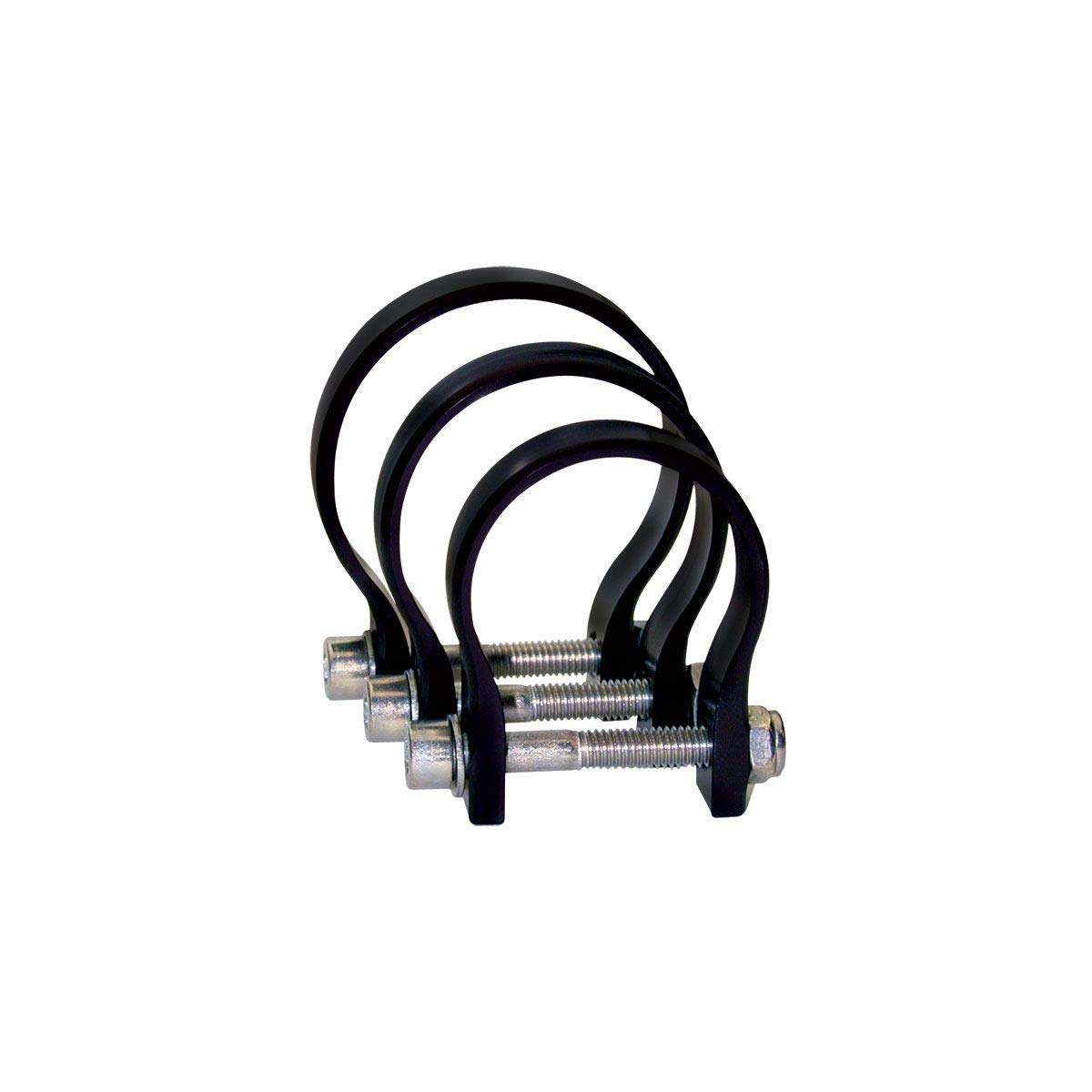 Axia Alloys MODCL1.25-BK 1.25 Inch Black Cage Strap Clamp for Motorcycle Exhaust, Roll Cage, and Off-Road Vehicle Accessories