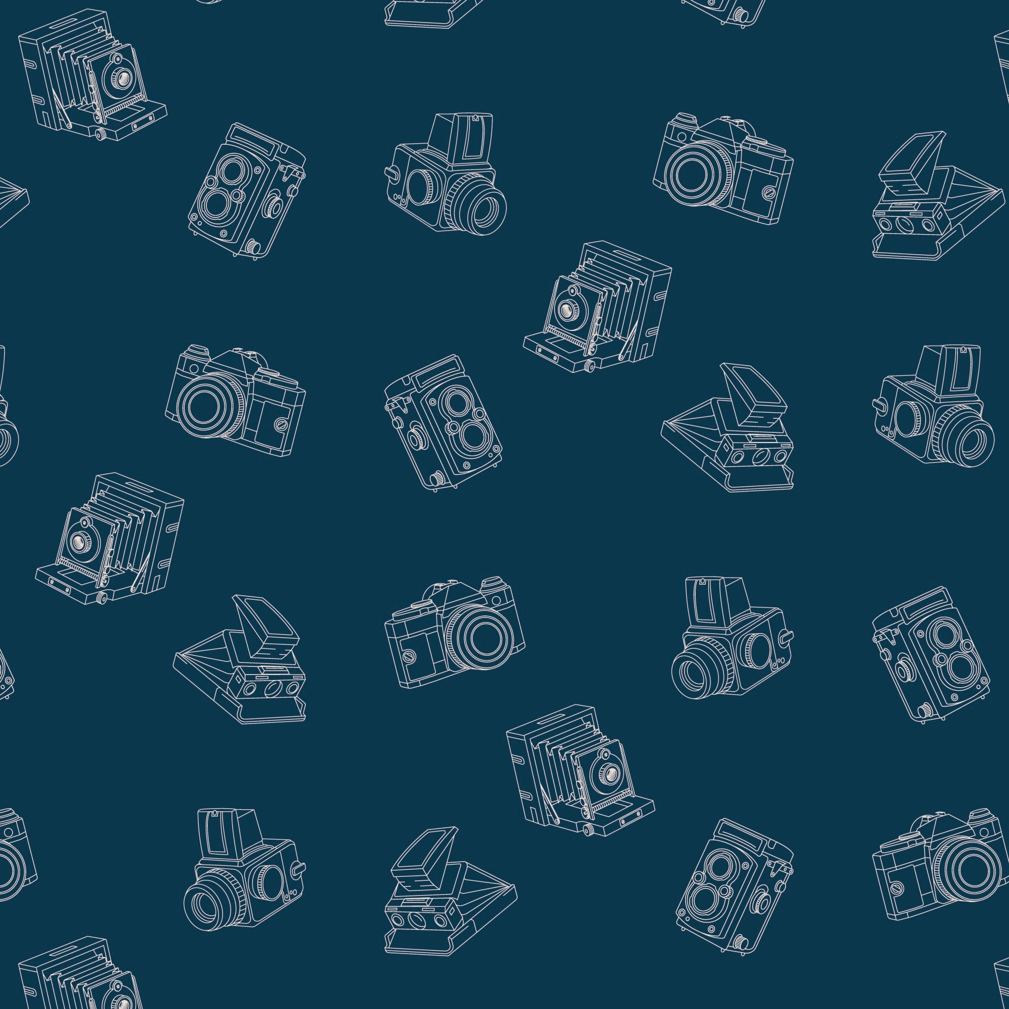 10ft Roll Night Sky Cameras Gift Wrap - Perfect for Birthday, Wedding & Holiday Presents