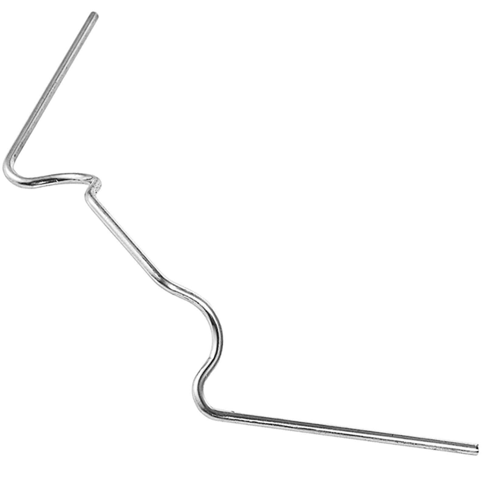 100 Pcs Stainless Steel Greenhouse Glazing Clips - Secure Glass Panels for Greenhouses, Cold Frames & DIY Projects - Durable W Clips for Gardening & Plant Protection