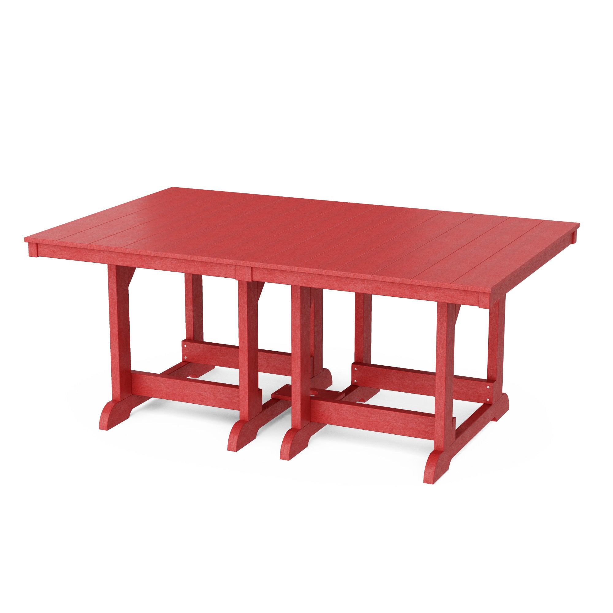 Heritage 44x72 Inch Solid Wood Dining Table - Rustic Farmhouse Style for Kitchen, Dining Room & Outdoor Entertaining