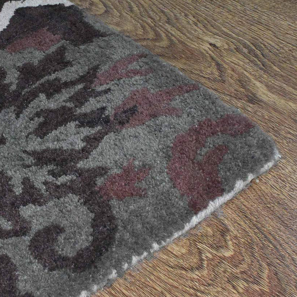 Hand Tufted Icelandic Poppy Rug - Soft Bohemian Wool Area Rug for Living Room, Bedroom & Nursery Decor