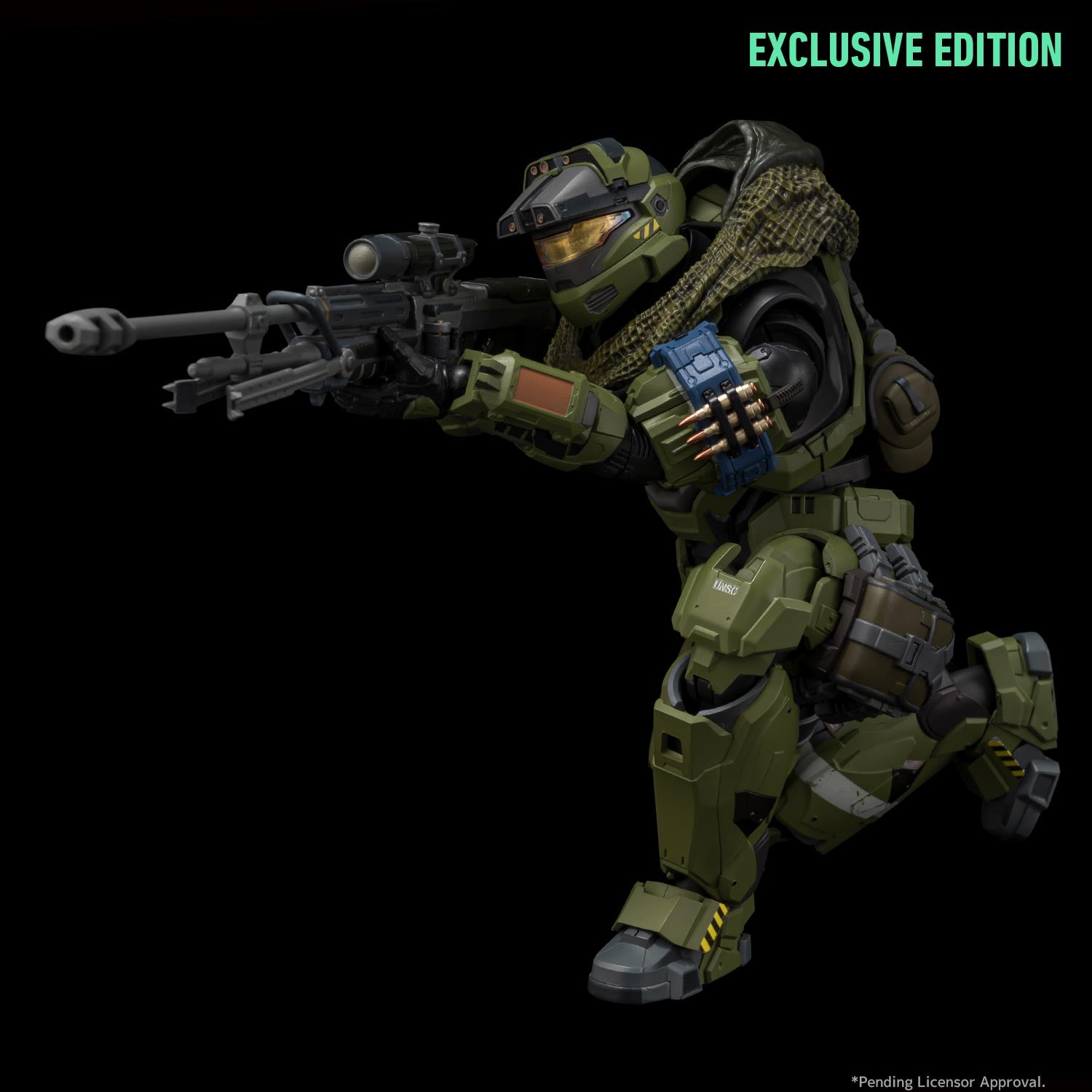 1000toys RE:EDIT Halo: Reach Jun A266 (Noble Three) 1/12 Scale PX Previews Exclusive Collectible Action Figure - Perfect for Display, Gaming Enthusiasts, and Halo Fans Collection