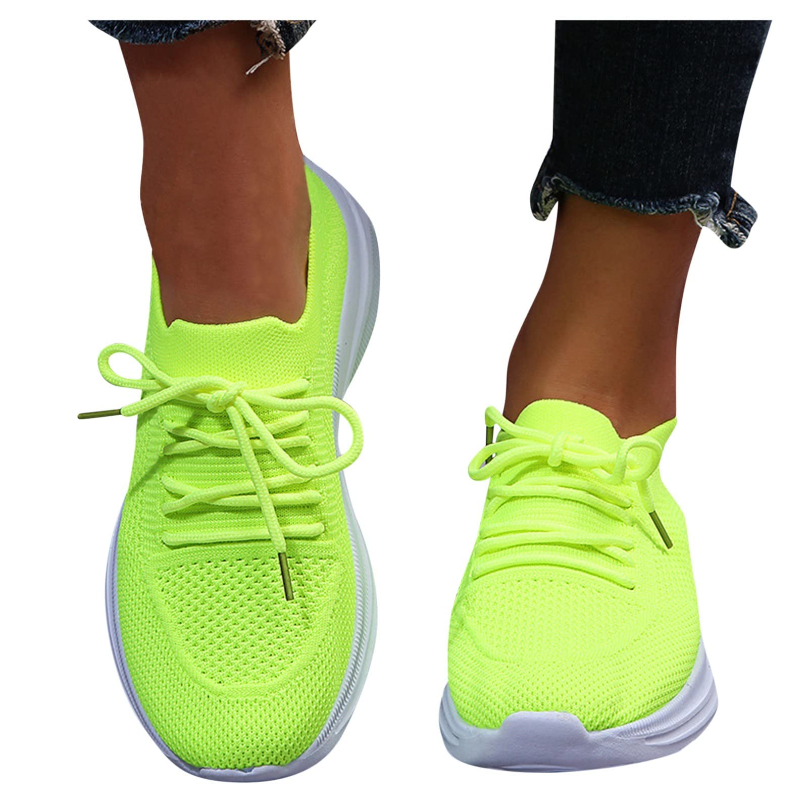 Women's Running Shoes Size 7 - Breathable Mesh Casual Sneakers with Flat Wedge Sole for Walking & Jogging | Perfect for Gym, Workout & Daily Wear
