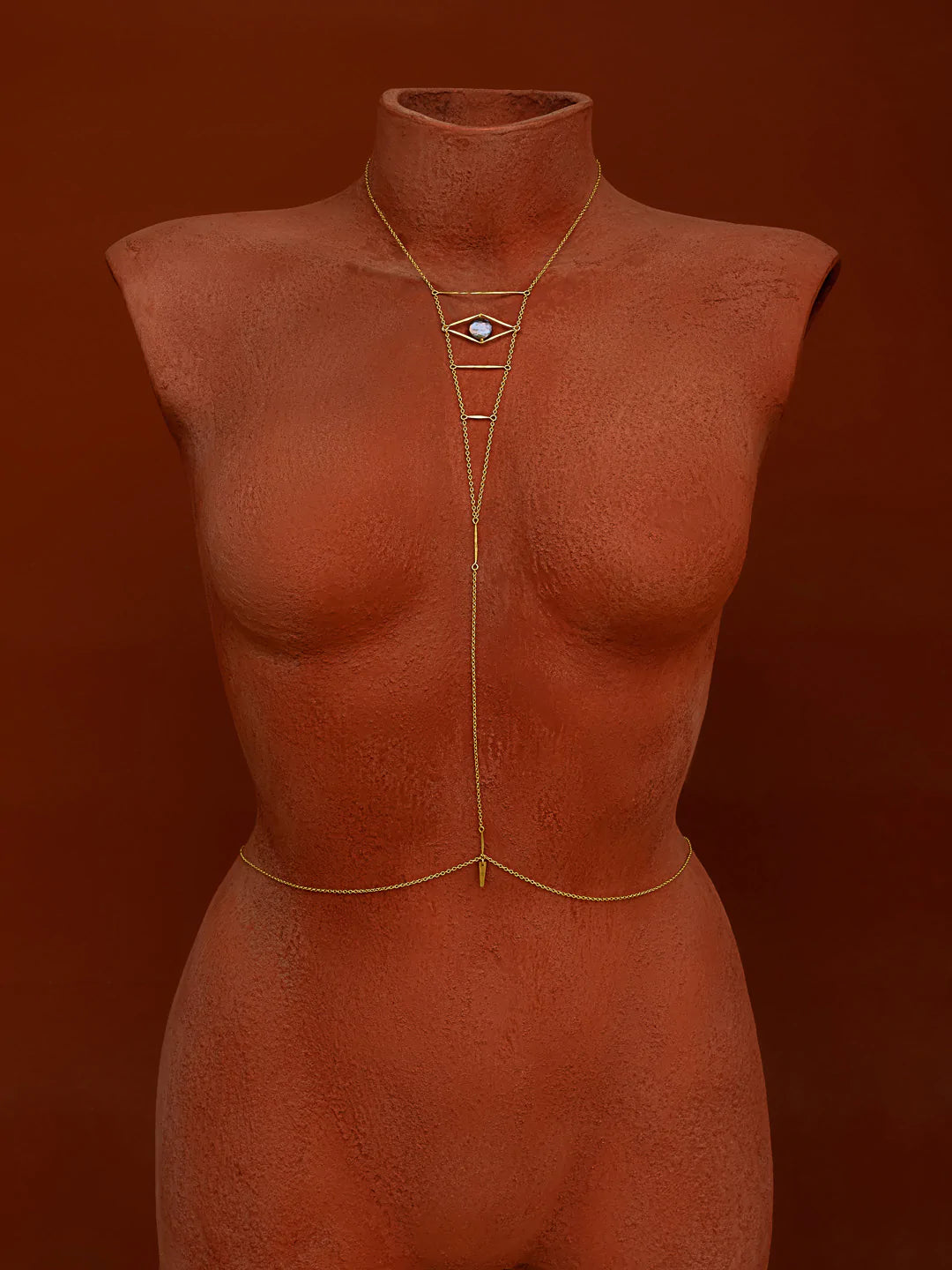 Cupid's Eye Pearl Body Chain - Elegant Bohemian Jewelry for Women, Bridal Accessories, Festival Outfits & Beachwear | Perfect for Weddings, Music Festivals, and Summer Vacations