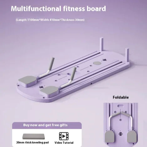 All in One Home Fitness Board - Versatile Workout Equipment for Core Strength, Balance & Full Body Training | Perfect for Home Gym, Yoga, Pilates & Rehabilitation Exercises