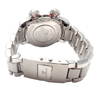 Jaeger-LeCoultre Master Compressor Diamond Automatic Men's Watch with Extra Strap - Luxury Swiss Timepiece for Business & Formal Occasions