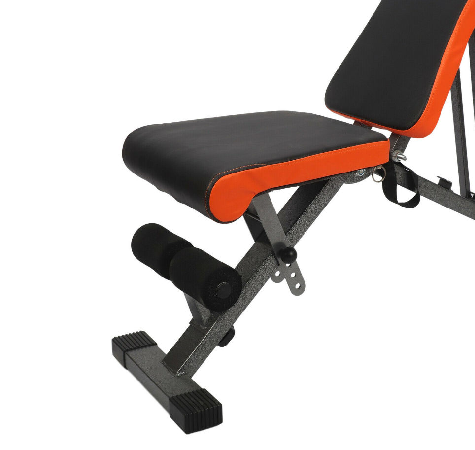 Foldable Adjustable Workout Bench for Home Gym - Dumbbell Exercise Bench with Incline/Decline - Perfect for Strength Training, Weight Lifting & Fitness Workouts
