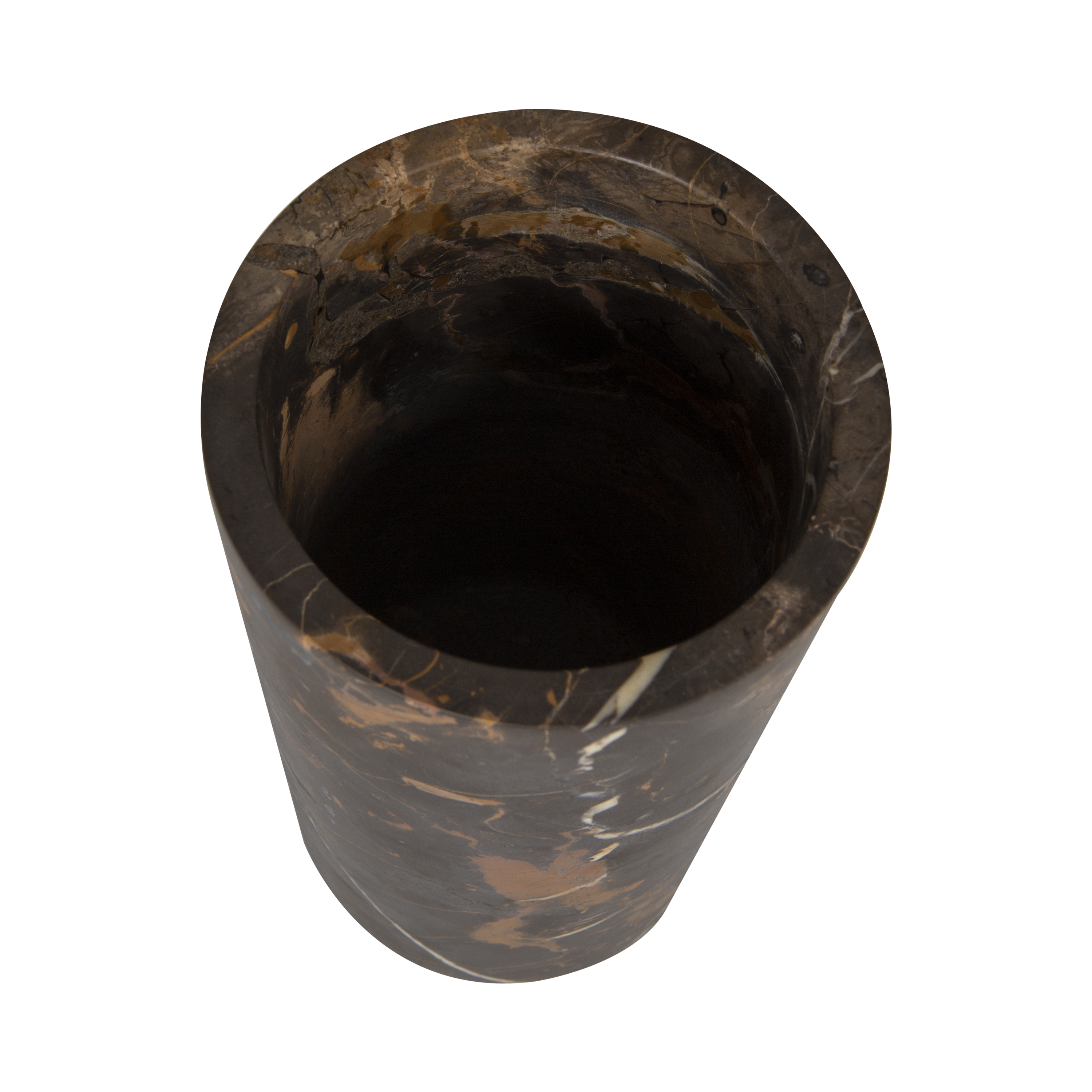 Premium Honed Marble Vase - Elegant Home Decor for Living Room, Dining Table & Wedding Centerpieces - Natural Stone Flower Holder for Modern & Classic Interiors