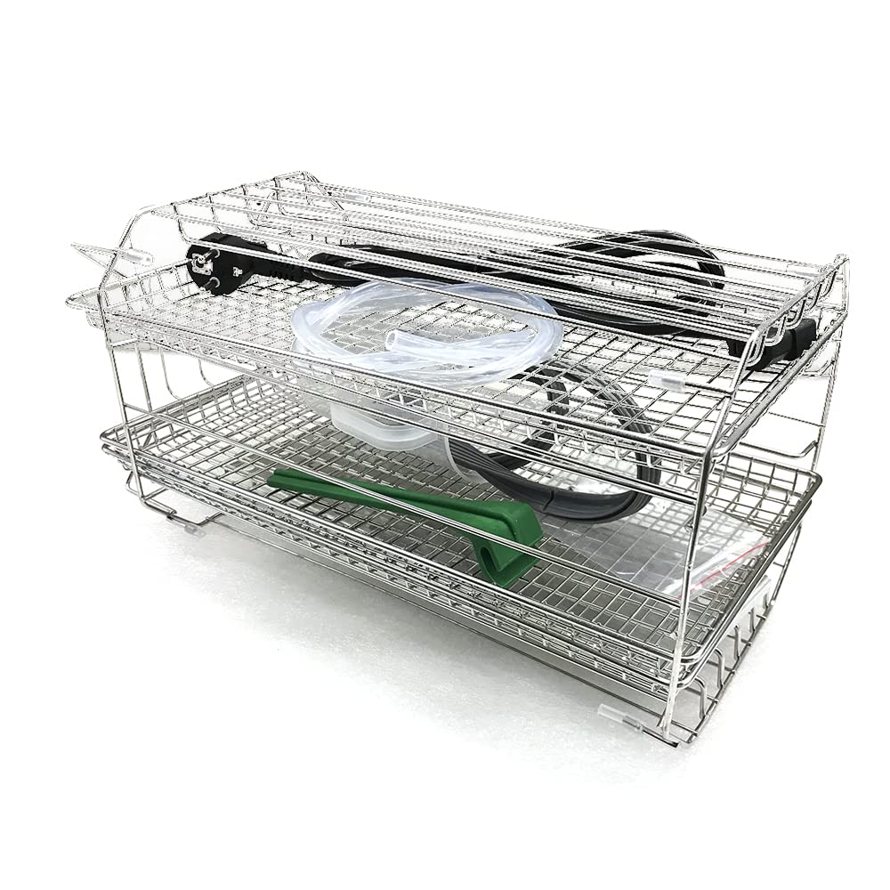 16L/18L/23L Digital Desktop Autoclave Steam Sterilizer with LED Screen, Class N Double Control Lock System - Perfect for Dental Clinics, Tattoo Studios & Laboratory Use (16L)