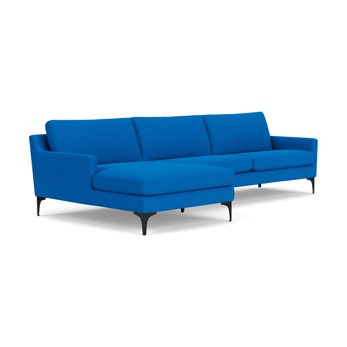 Astha Fabric Left Chaise Sofa - Modern L-Shaped Sectional Couch with Reversible Design for Living Room, Lounge & Home Theater Comfort