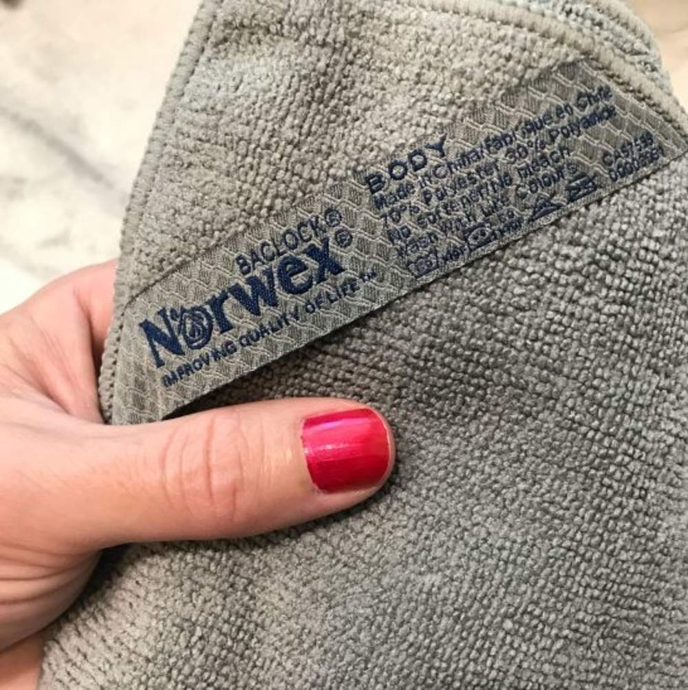 Norwex Body Pack – 3-Piece Graphite Exfoliating Towel Set for Deep Cleansing & Skin Renewal | Perfect for Spa, Gym & Travel