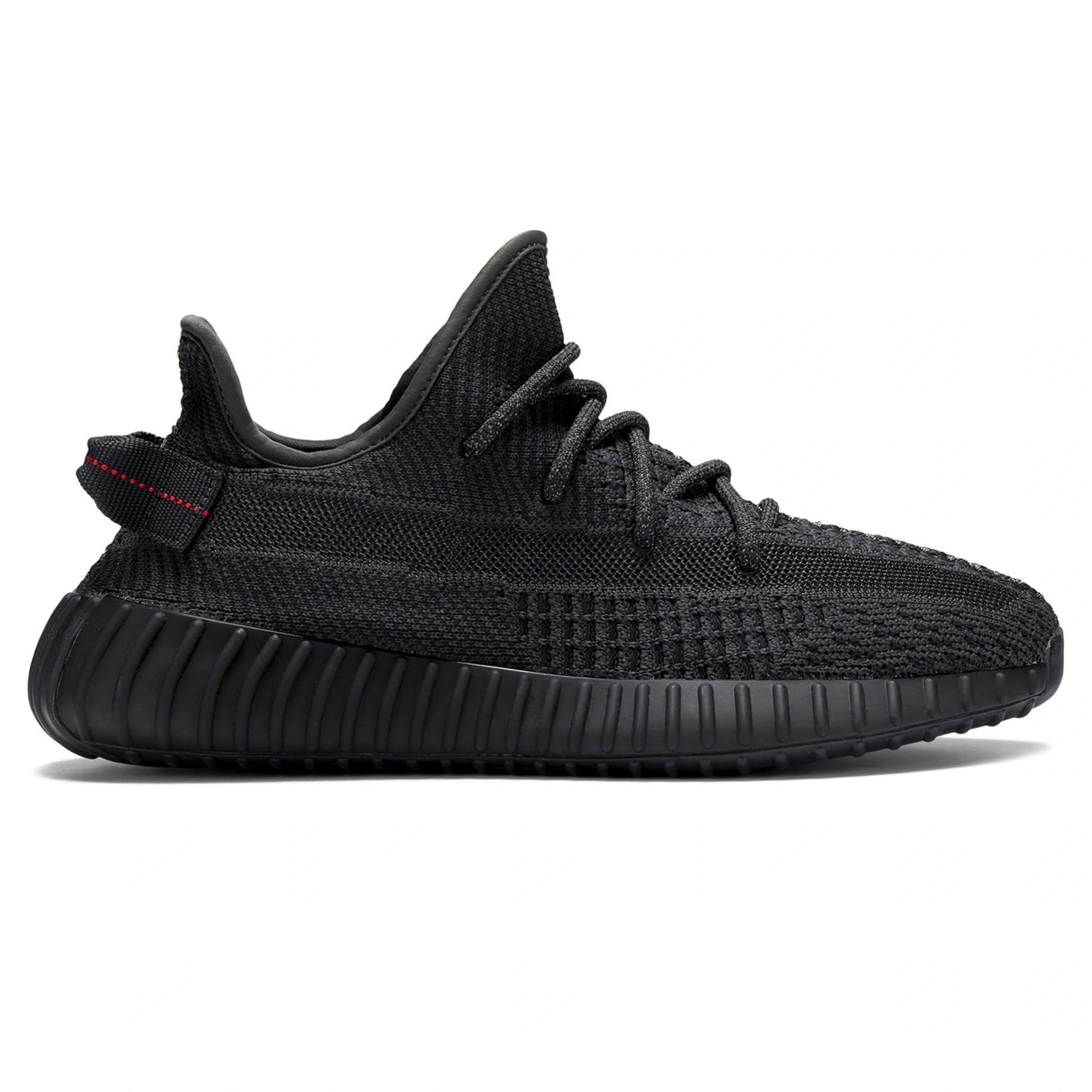 Adidas Yeezy Boost 350 V2 Static Black Non-Reflective Men's Running Shoes - Perfect for Jogging, Gym Workouts & Streetwear Fashion