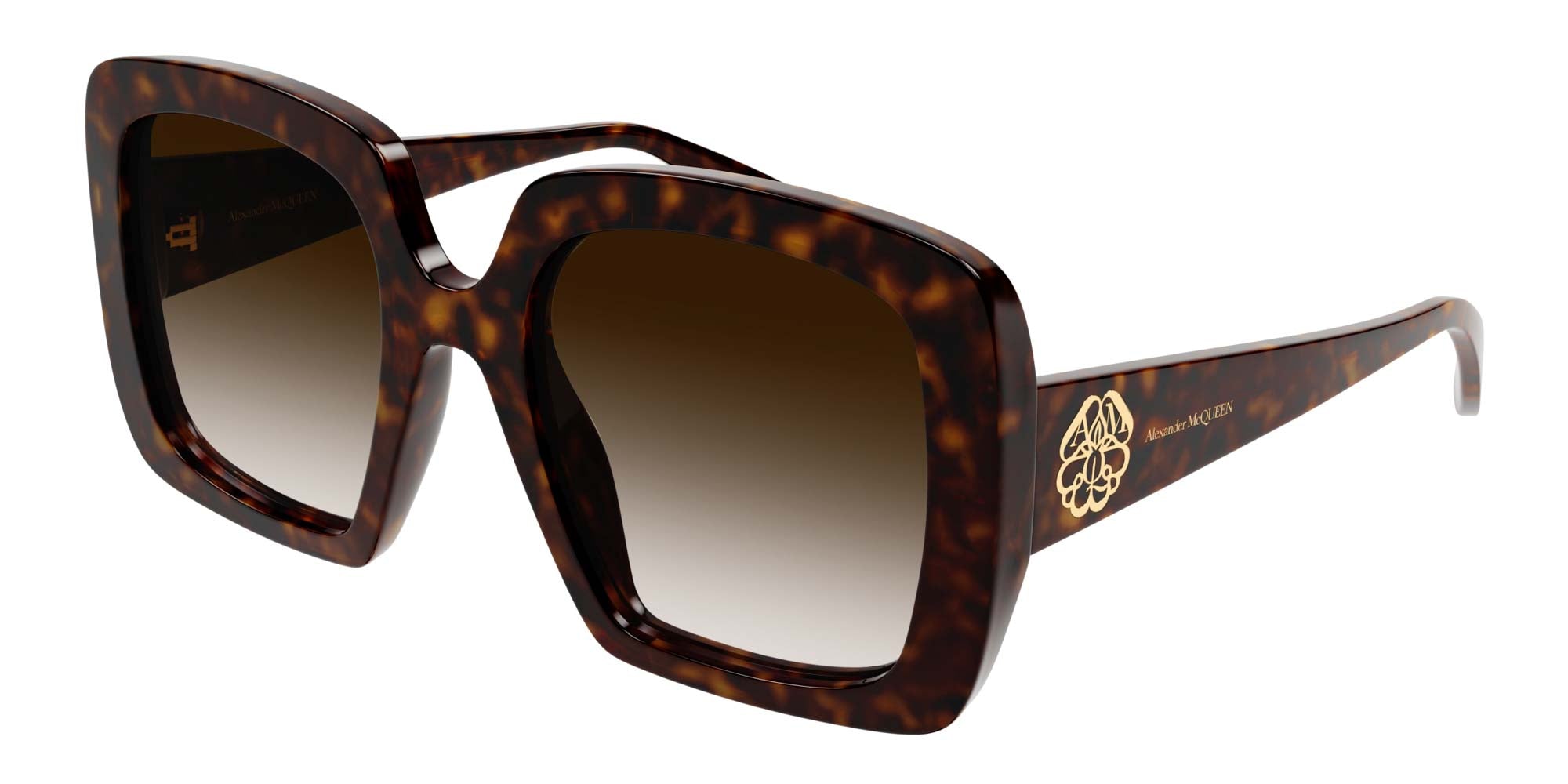 Alexander McQueen AM0378S Sunglasses - Luxury Designer Shades for Women & Men, UV Protection, Stylish Aviator Frames for Outdoor, Travel & Fashion