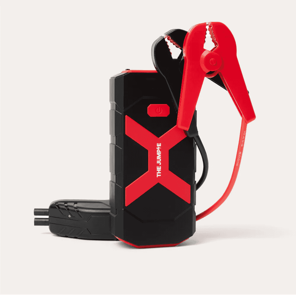Jumpie Portable Jump Starter - 2000A Peak Car Battery Booster with USB Quick Charge, LED Light for Emergency, Travel, Camping & Roadside Assistance