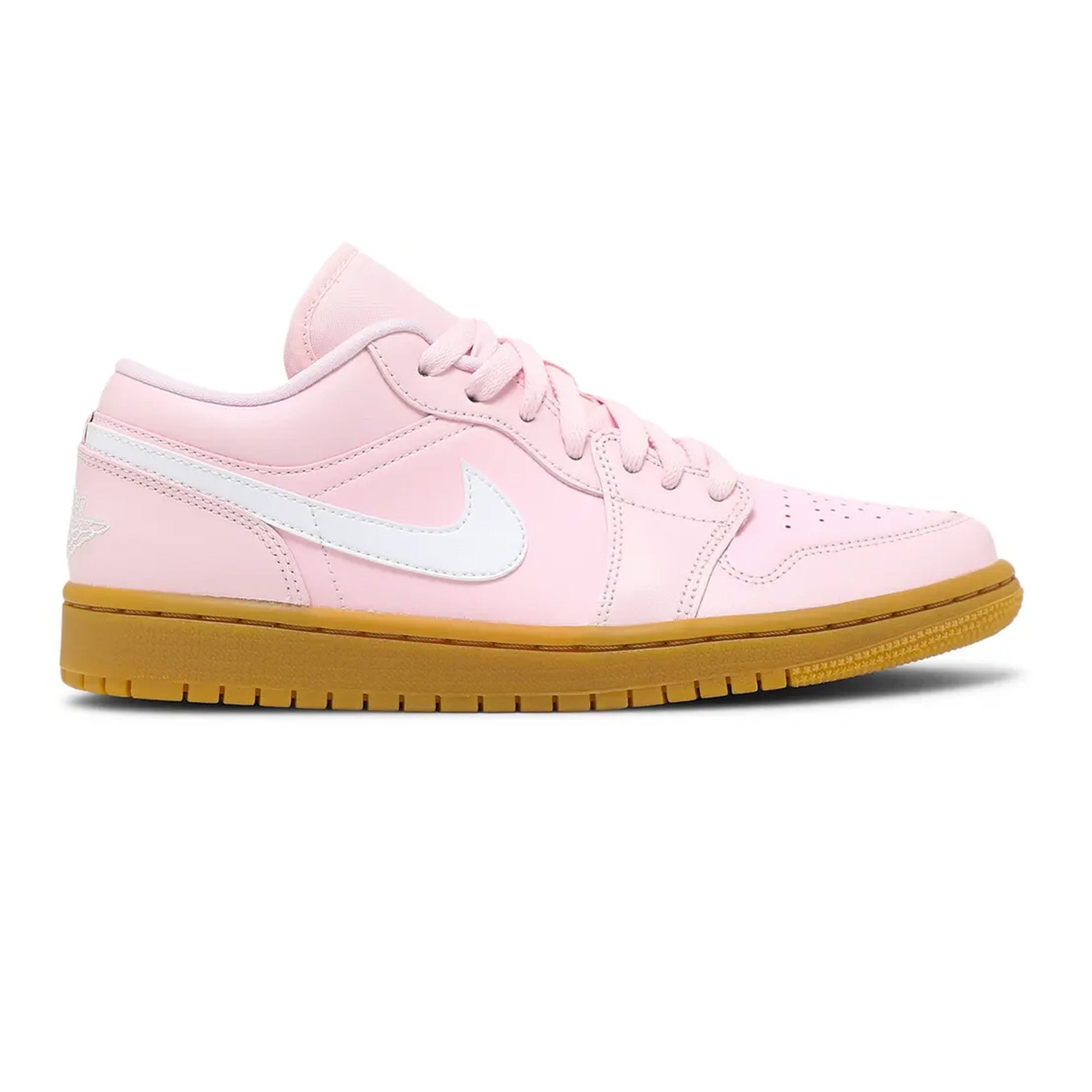 Air Jordan 1 Low 'Arctic Pink Gum' Women's Sneakers - Stylish Pink & White Basketball Shoes for Casual Wear, Gym & Street Fashion
