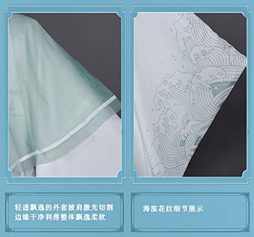 Dream Set Bihai Yuxi Cosplay Costume - Ancient Chinese Style Men's Hanfu Outfit for Cosplay, Halloween, and Themed Parties | Perfect for Anime Conventions, Role-Playing, and Historical Reenactments