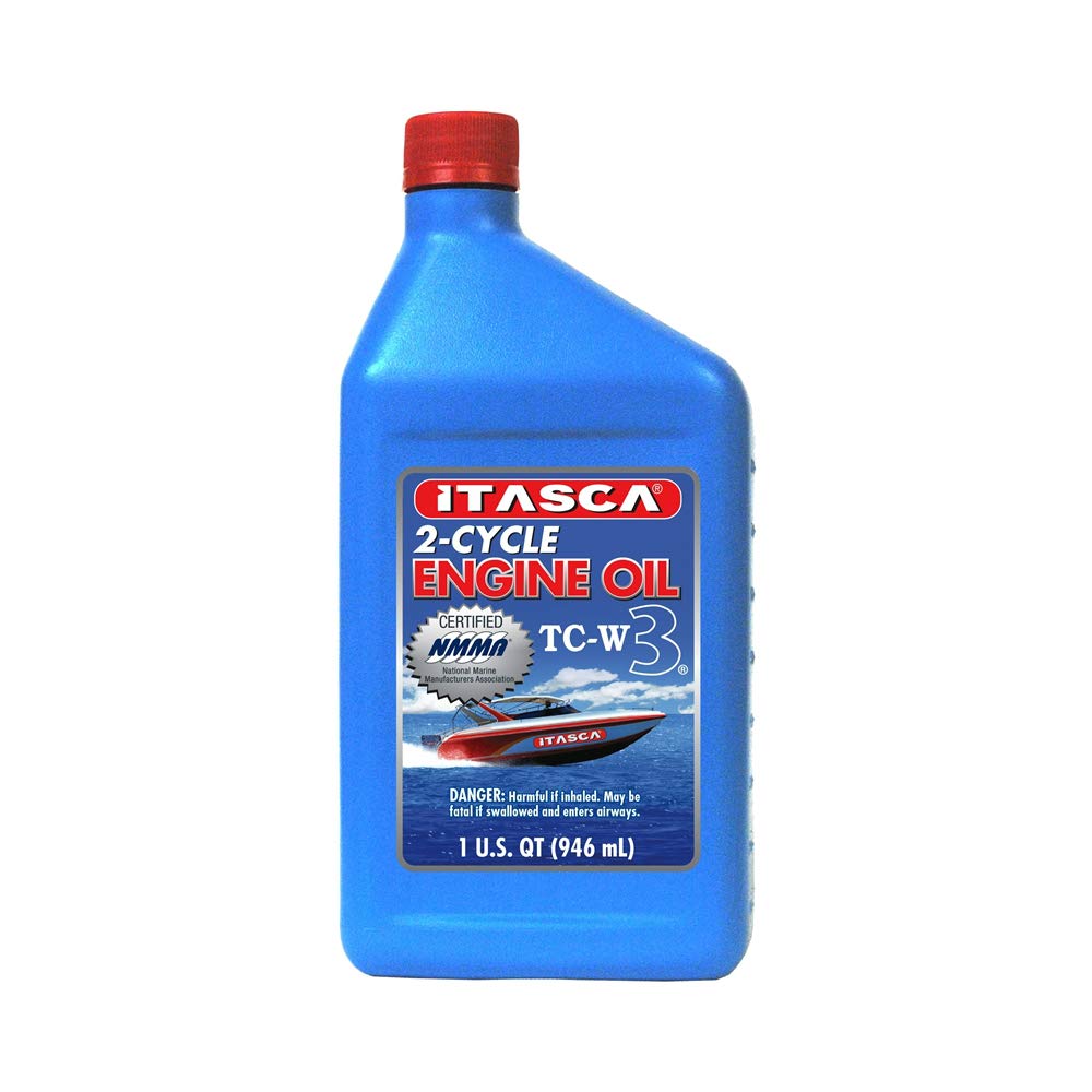 Warren 702196 Itasca 2-Cycle Outboard Engine Oil - 1 Quart (Pack of 12) - Premium Marine Engine Lubricant for Boats, Jet Skis & Watercraft - TC-W3 Certified for Optimal Performance
