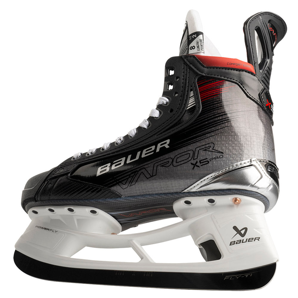 Bauer Vapor X5 Pro Intermediate Ice Hockey Skates - Lightweight & Durable for Competitive Play - Perfect for Youth & Adult Hockey Players on Ice Rinks