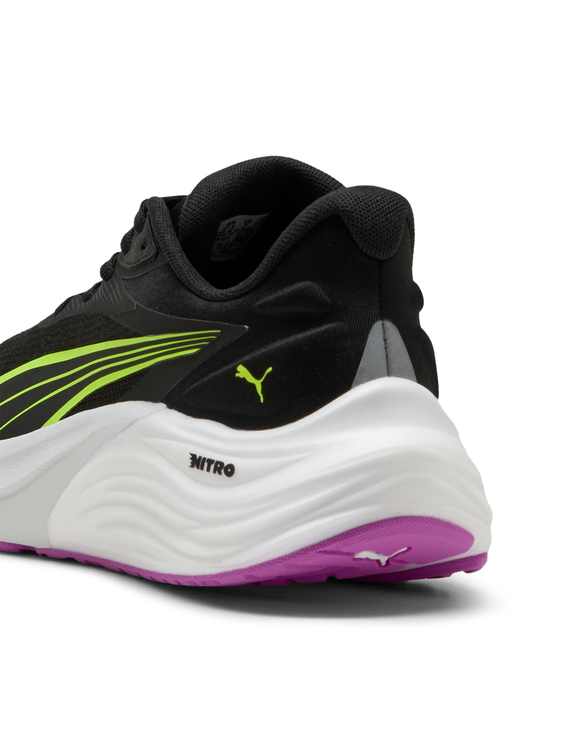 Electrify NITRO 4 Running Shoes for Men & Women - Lightweight Black/Yellow Alert Athletic Shoes for Jogging, Gym Workouts & Outdoor Training - High-Performance Cushioned Sneakers