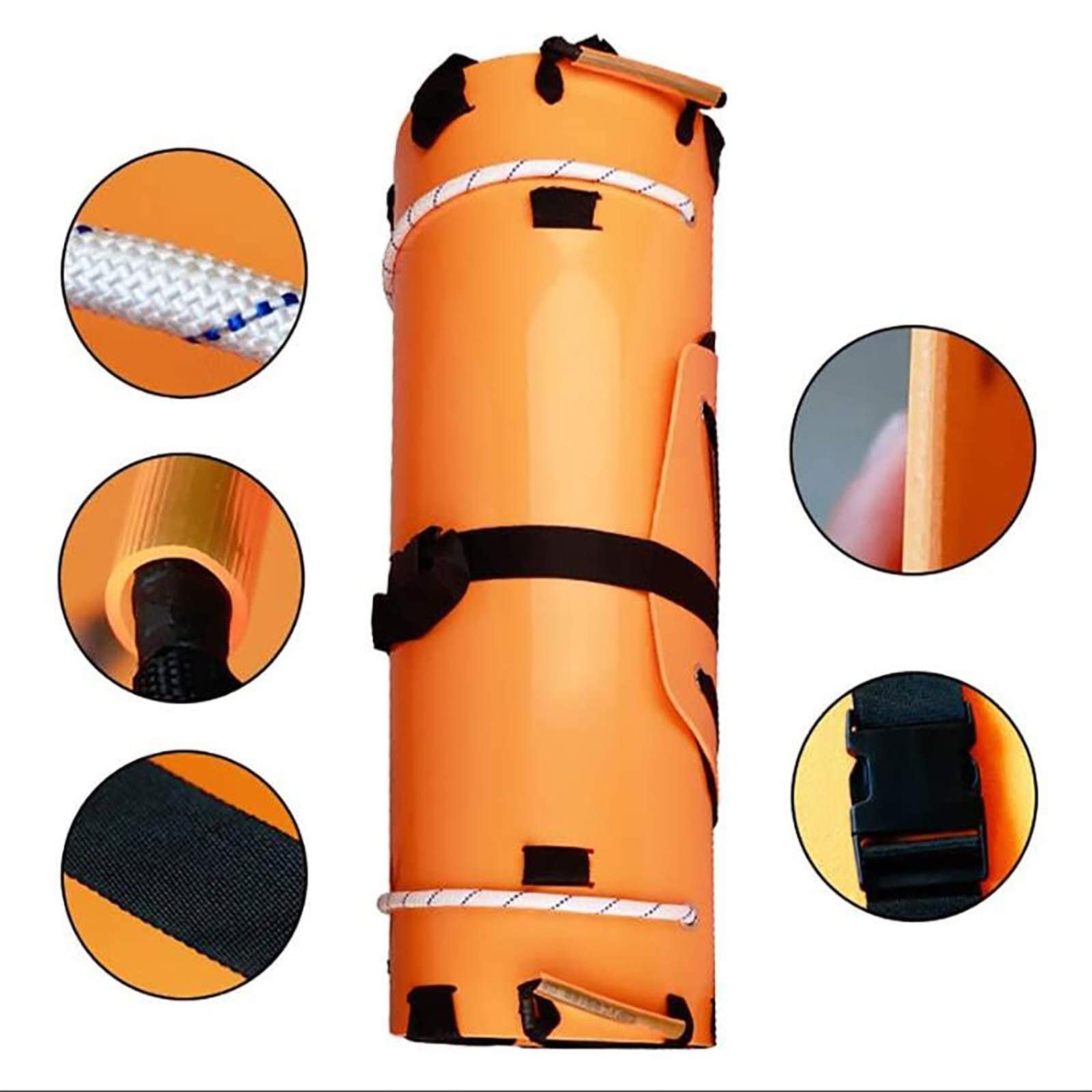 Emergency Portable Medical Stretcher - Lightweight Rescue Stretcher for Home, Hospital & Outdoor Emergency Transport | First Aid, Disaster Relief & Patient Transfer Solution