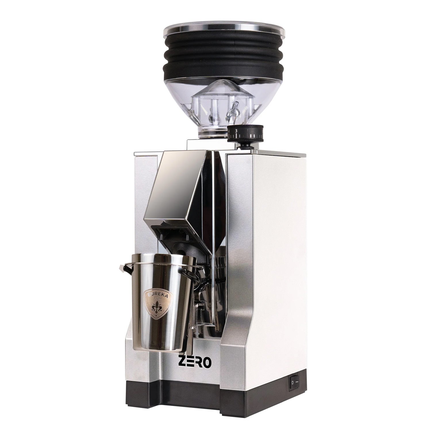 Eureka Mignon Zero 55 Espresso Coffee Grinder - Professional Burr Grinder for Home Baristas - Chrome Finish - Perfect for Espresso, French Press & Pour Over Brewing