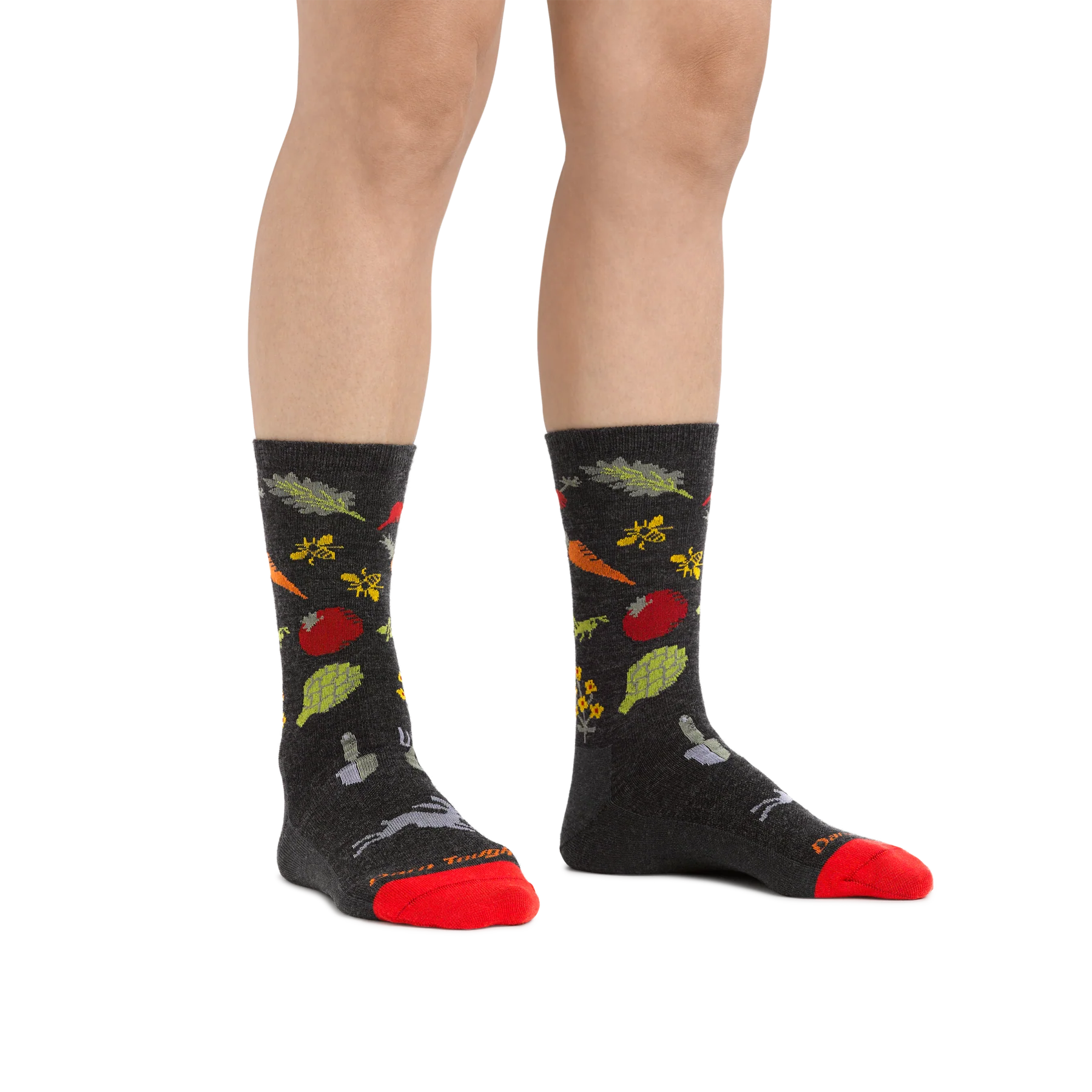 Darn Tough Women's Lightweight Lifestyle Crew Socks for Hiking, Running & Everyday Comfort - Farmer's Market Collection