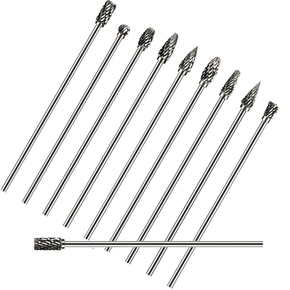 Premium Tungsten Carbide Burr Long Shank 1/8