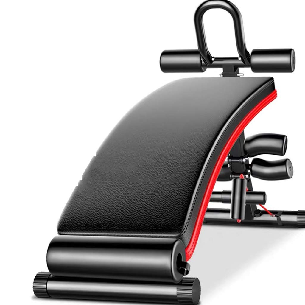 2-in-1 Adjustable Ab Crunch Coaster & Sit Up Bench - Core Toner Ab Trainer Workout Machine for Home Gym - 5 Color Options - Perfect for Home Workouts, Core Strengthening & Full-Body Fitness Training