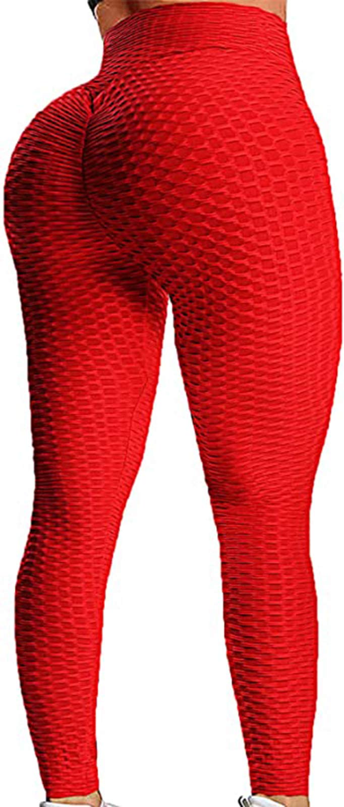 **JGS1996 Women's Butt Lifting Leggings - High Waisted Tummy Control Yoga Pants for Workout & Gym - Scrunch Booty Tights for Running, Squats & Fitness**