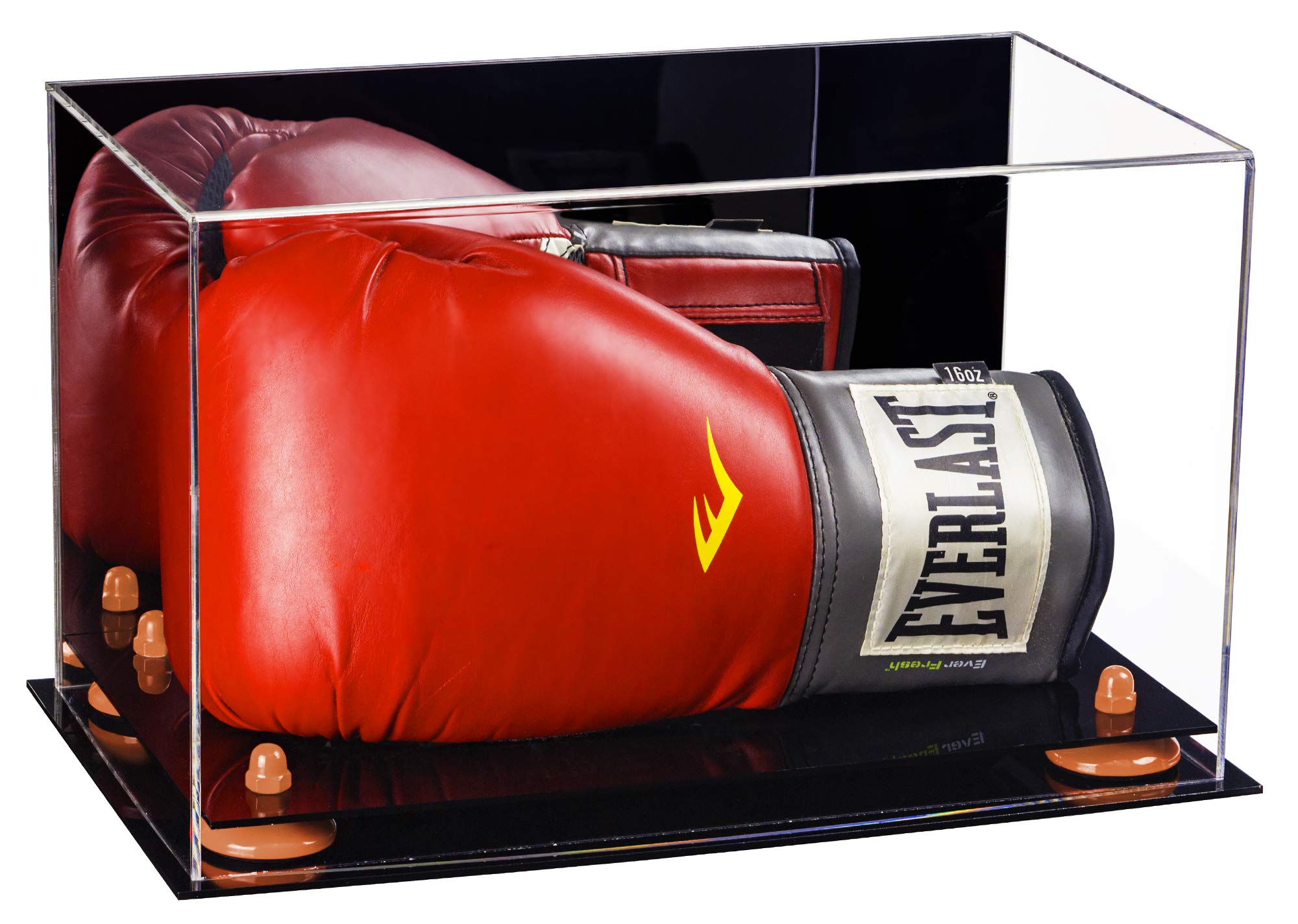 Premium Acrylic Display Case for Boxing Gloves - Clear Full-Size Showcase for Collectibles & Memorabilia | Perfect for Sports Collections, Trophy Rooms & Man Cave Decor
