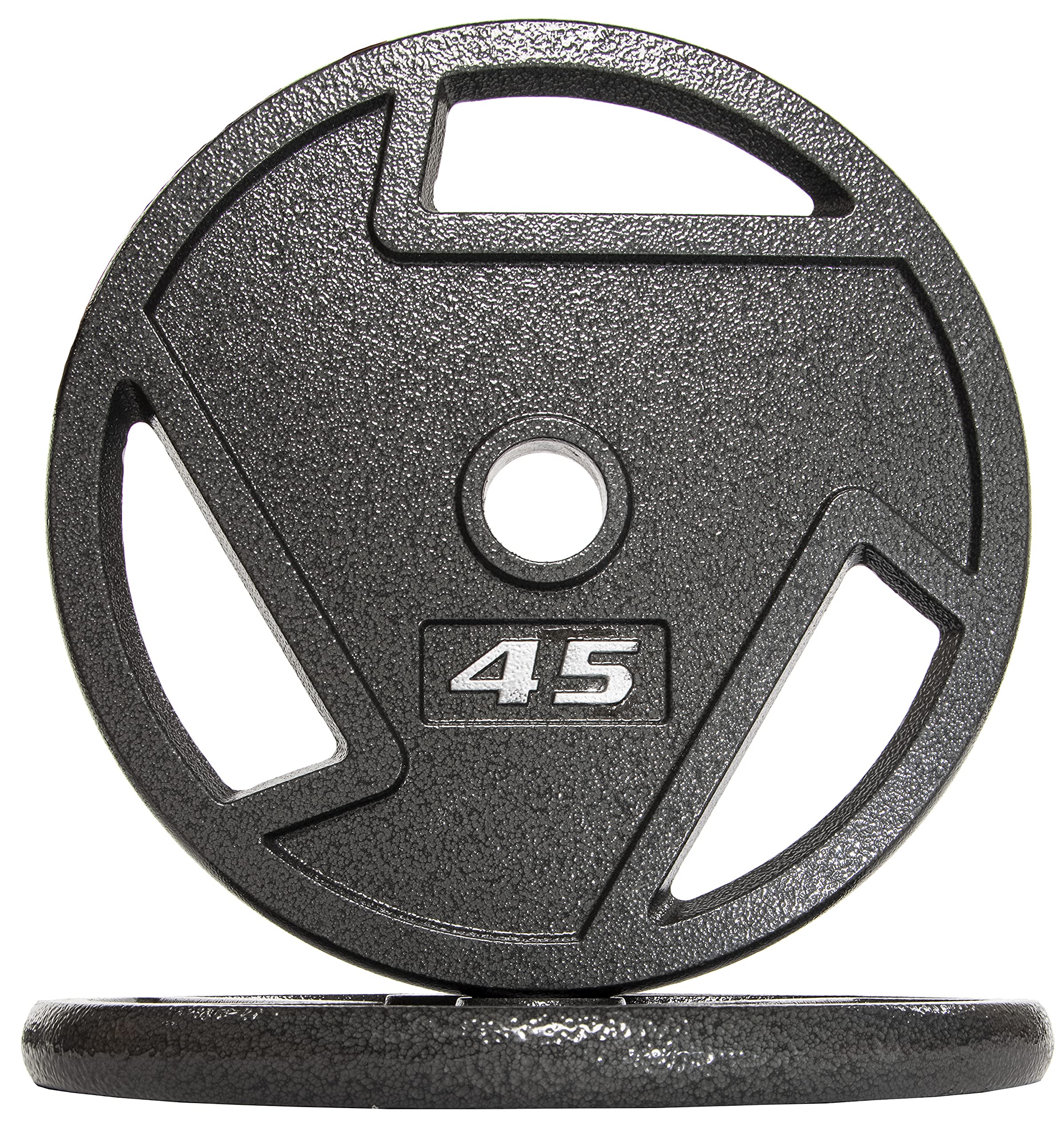 BalanceFrom 1-Inch Standard Cast Iron Weight Plate for Strength Training, Weightlifting & Crossfit – Gym, Home & Fitness Studio Use