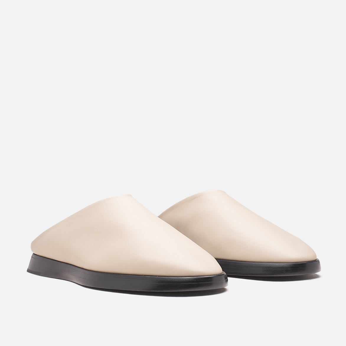 Backless Mule Shoes for Women - Comfortable Slip-On House Slippers in Taupe | Perfect for Indoor, Lounge, and Casual Wear