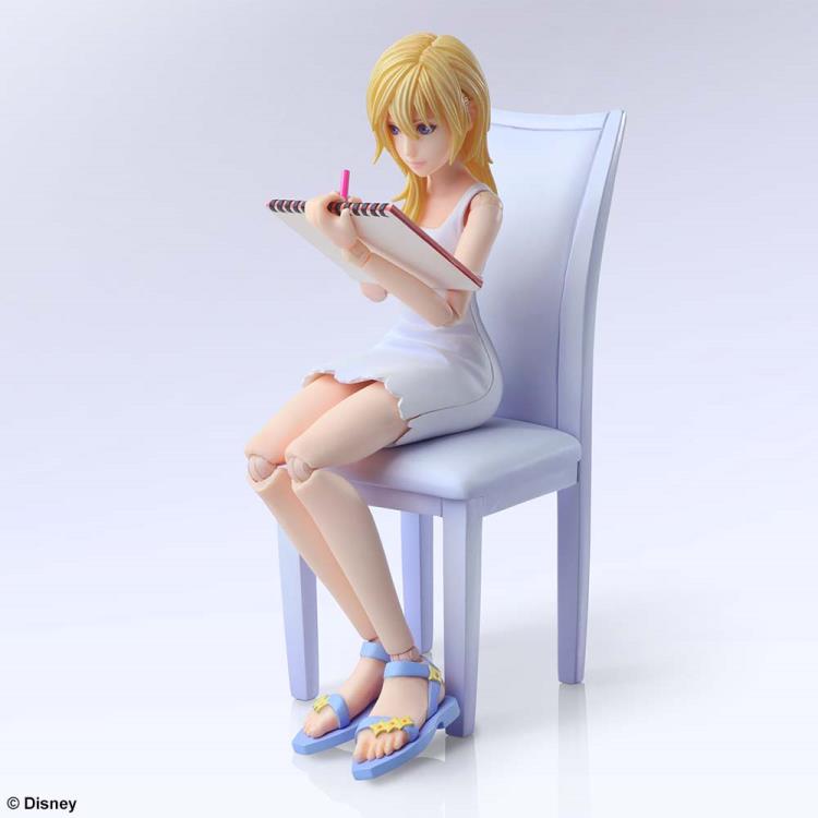 Bring Arts Kingdom Hearts III Namine Action Figure by Square Enix - Collectible Anime Character Statue for Gamers & Fans | Perfect for Display, Gift Giving & Cosplay Inspiration