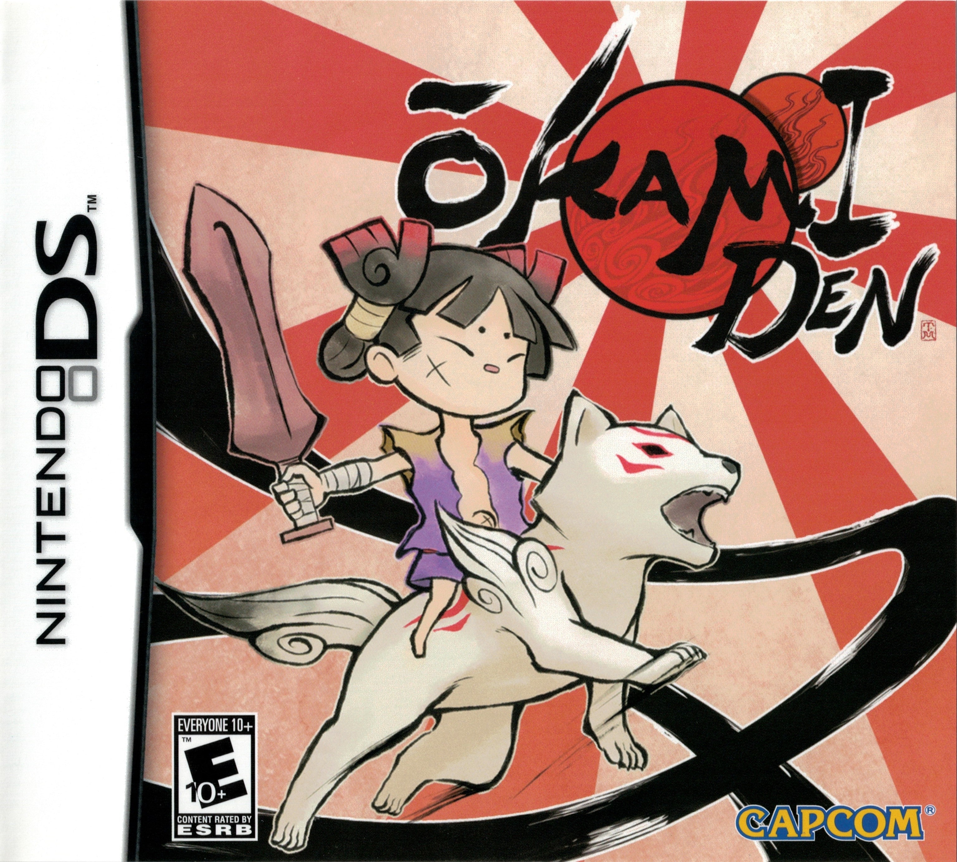 Used Okamiden DS Video Game - Authentic Nintendo DS Action RPG Adventure | Perfect for Collectors & Retro Gaming Enthusiasts