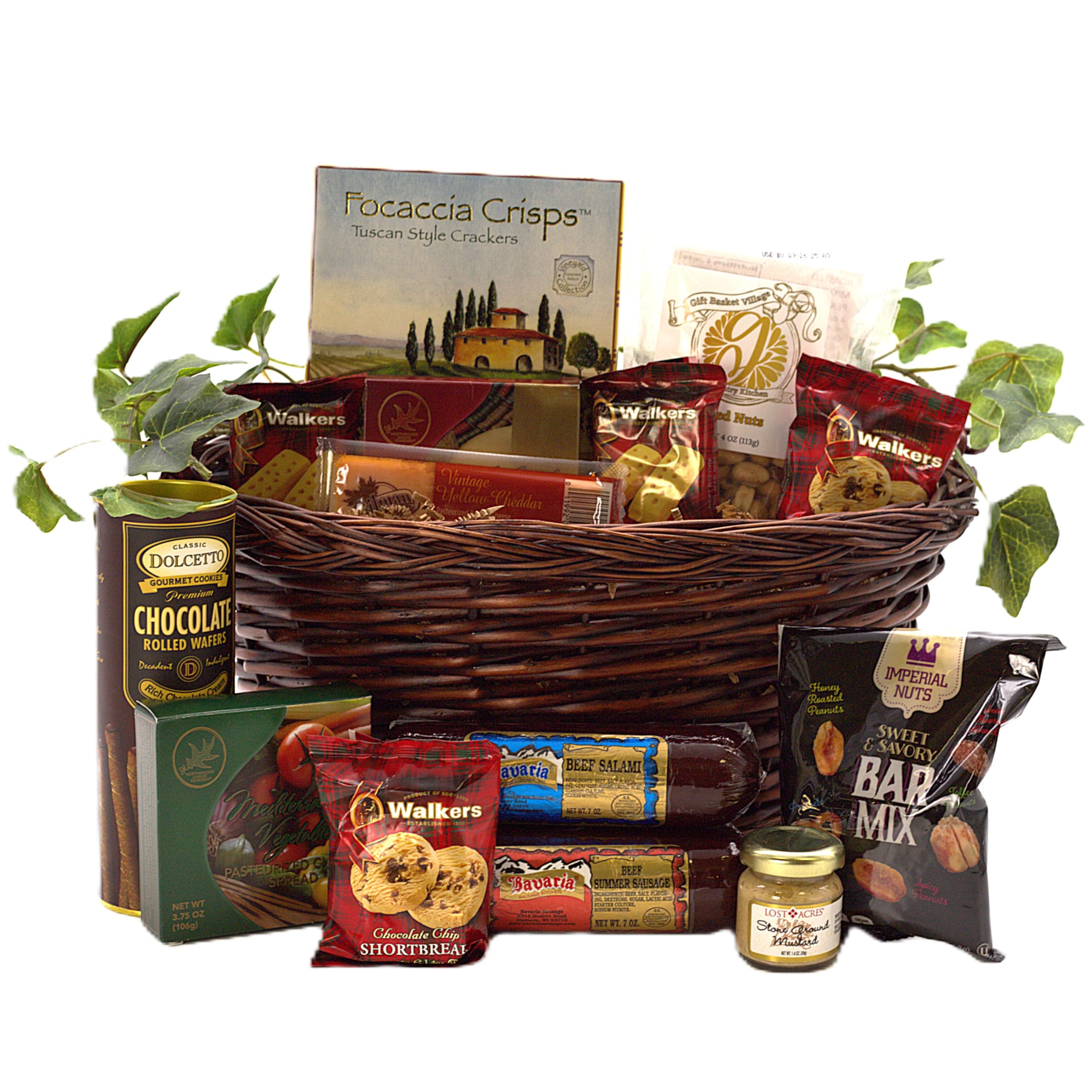 Gift Basket Village The Midwesterner Gift Basket - Premium Assorted Snacks & Treats Box - Perfect for Holidays, Corporate Gifts & Care Packages