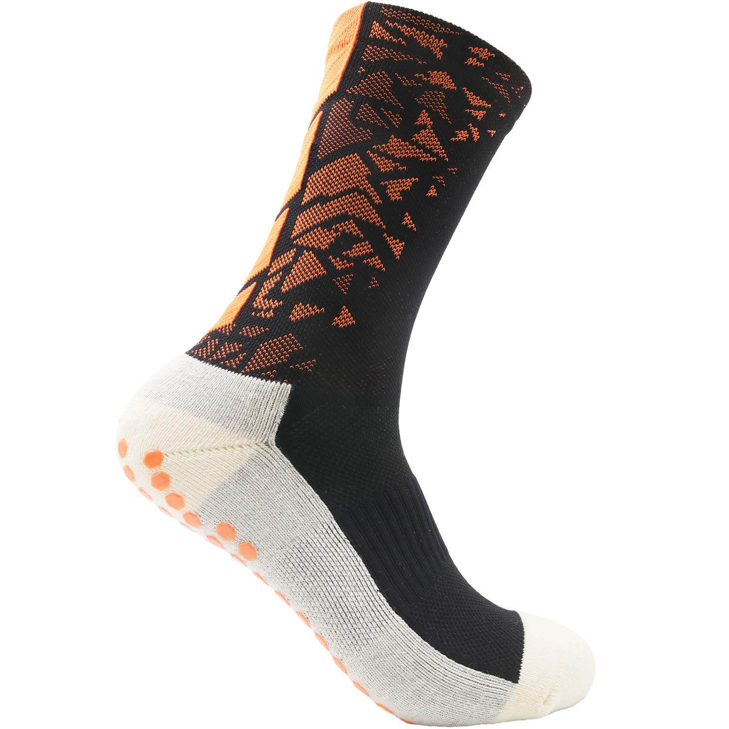 Anti-Slip Ankle Socks for Men & Women - 2/4/8 Pairs Non-Slip Sports Socks with Grip Technology for Football, Running, Yoga & Workout - Stay Secure During High-Intensity Activities
