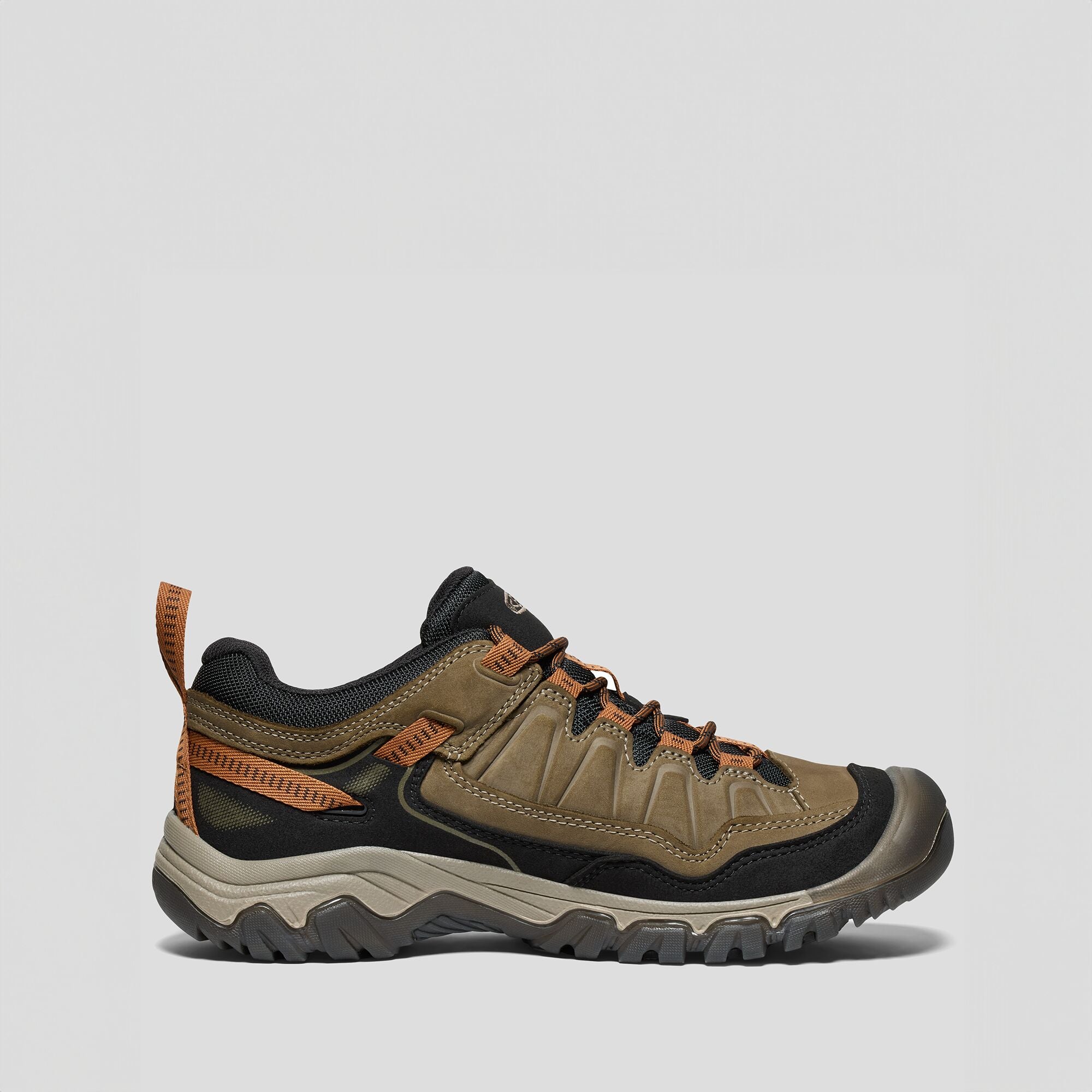 Keen Targhee IV WP Waterproof Hiking Boots for Men - Sea Turtle/Roasted Pecan - Outdoor Trekking & Mountain Climbing Footwear