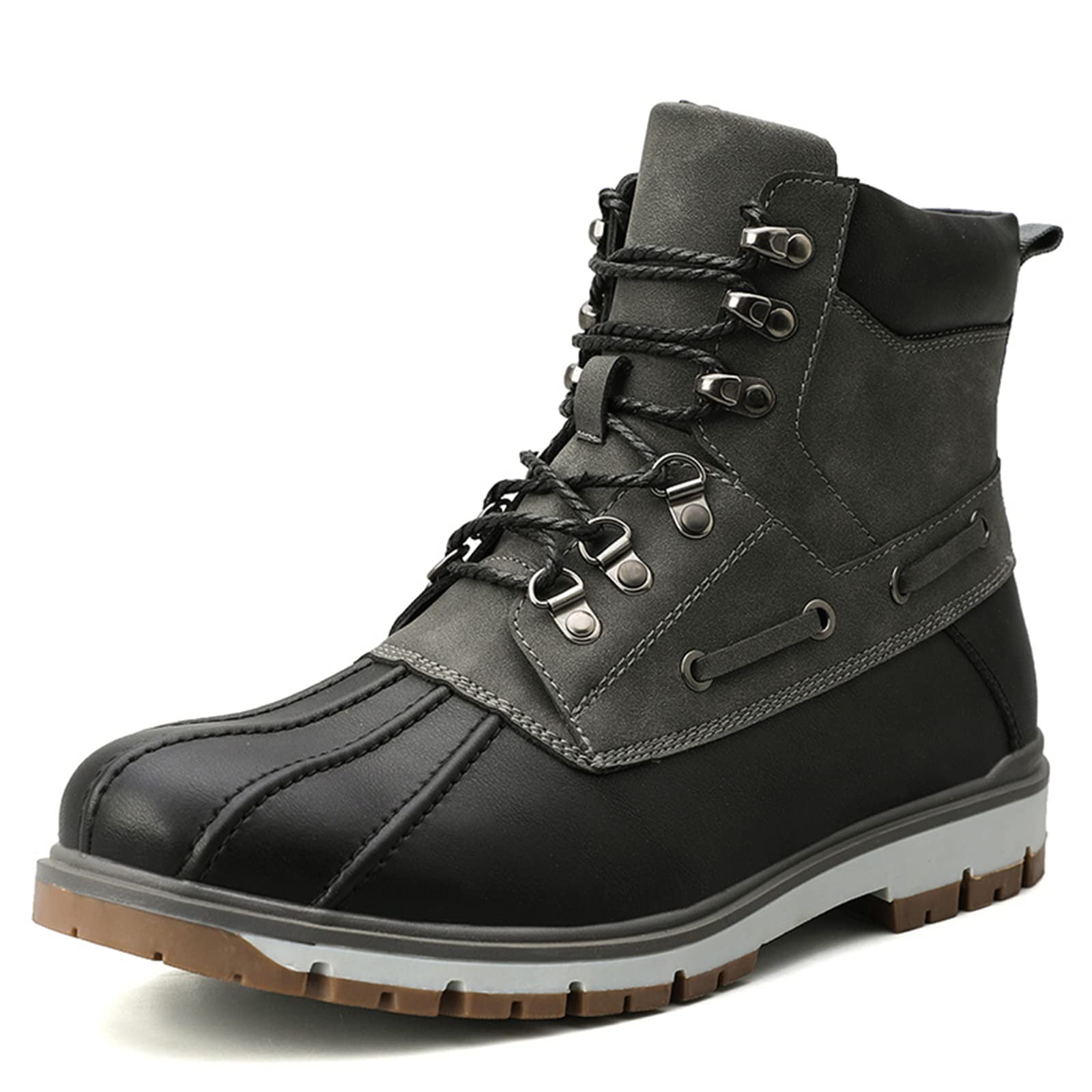 FOFOWHAT Men's Winter Snow Boots Waterproof Insulated Hiking Shoes for Outdoor Trekking Backpacking & Casual Wear - Perfect for Snowy Trails and Cold Weather Adventures