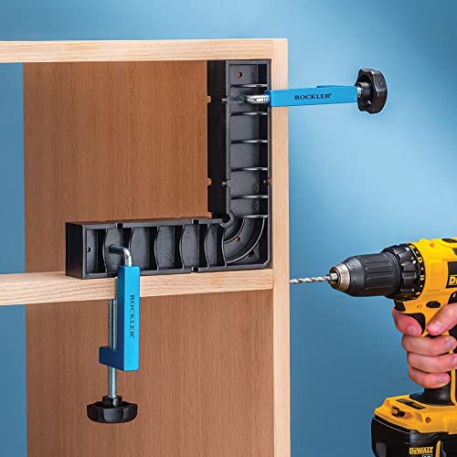 Rockler 29190 Clamp-It Assembly Square Tool - Precision Woodworking Clamps for Cabinet Making, Furniture Building & DIY Projects - Perfect for 90-Degree Angle Joints and Frame Assembly