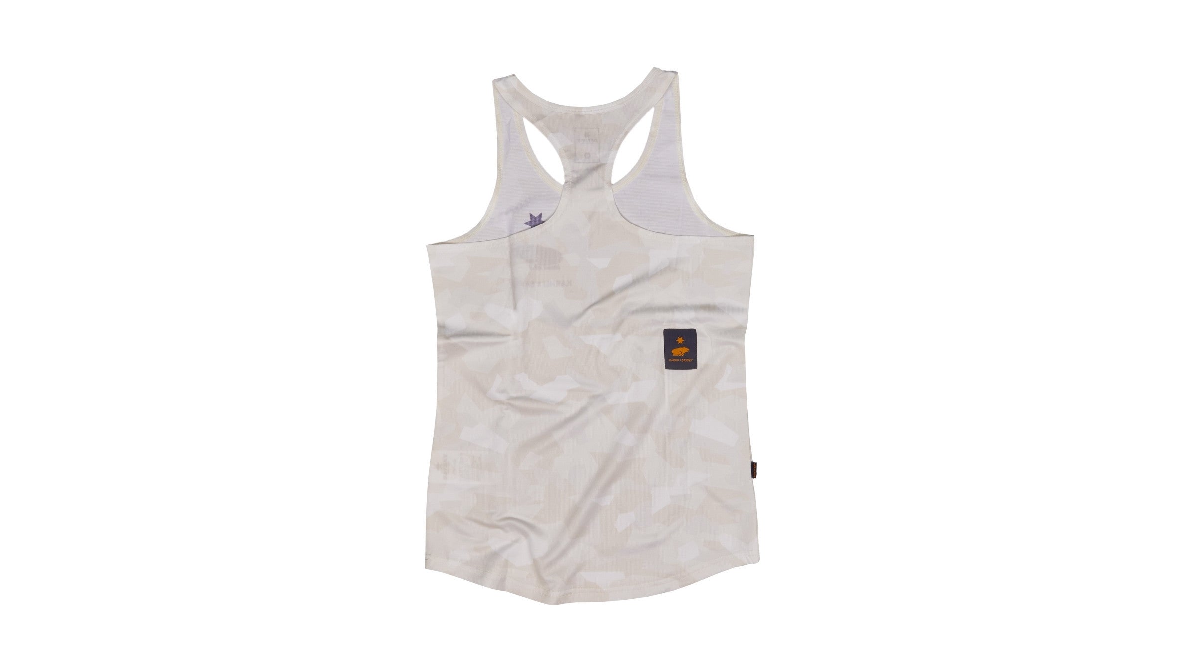 Women's Karhu x Saysky Combat Singlet - White Splinter Camo | Running, Training & Athletic Performance